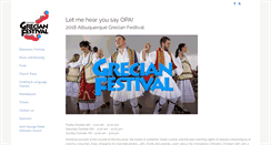 Desktop Screenshot of abqgreekfest.com