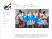 Tablet Screenshot of abqgreekfest.com